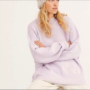 Free people easy street tunic purple xs